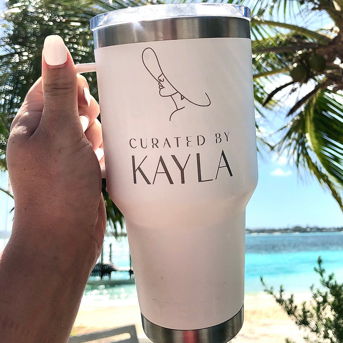 CBK Custom Laser Engraved 35oz YETI Rambler Mug with Straw Lid – Curated by  Kayla