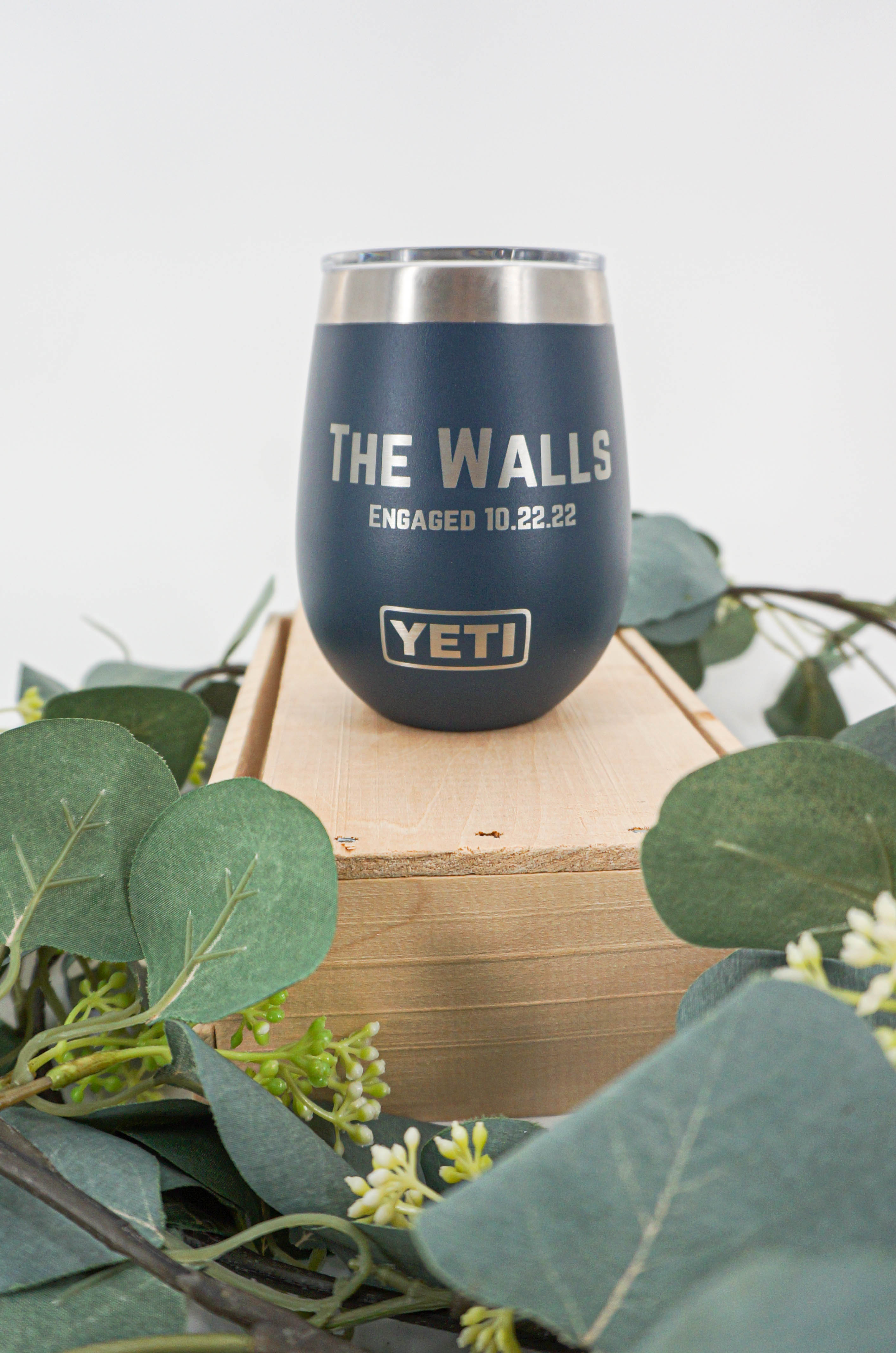 Custom Laser Engraved 10oz YETI Wine Tumbler with Magslider Lid – Curated  by Kayla