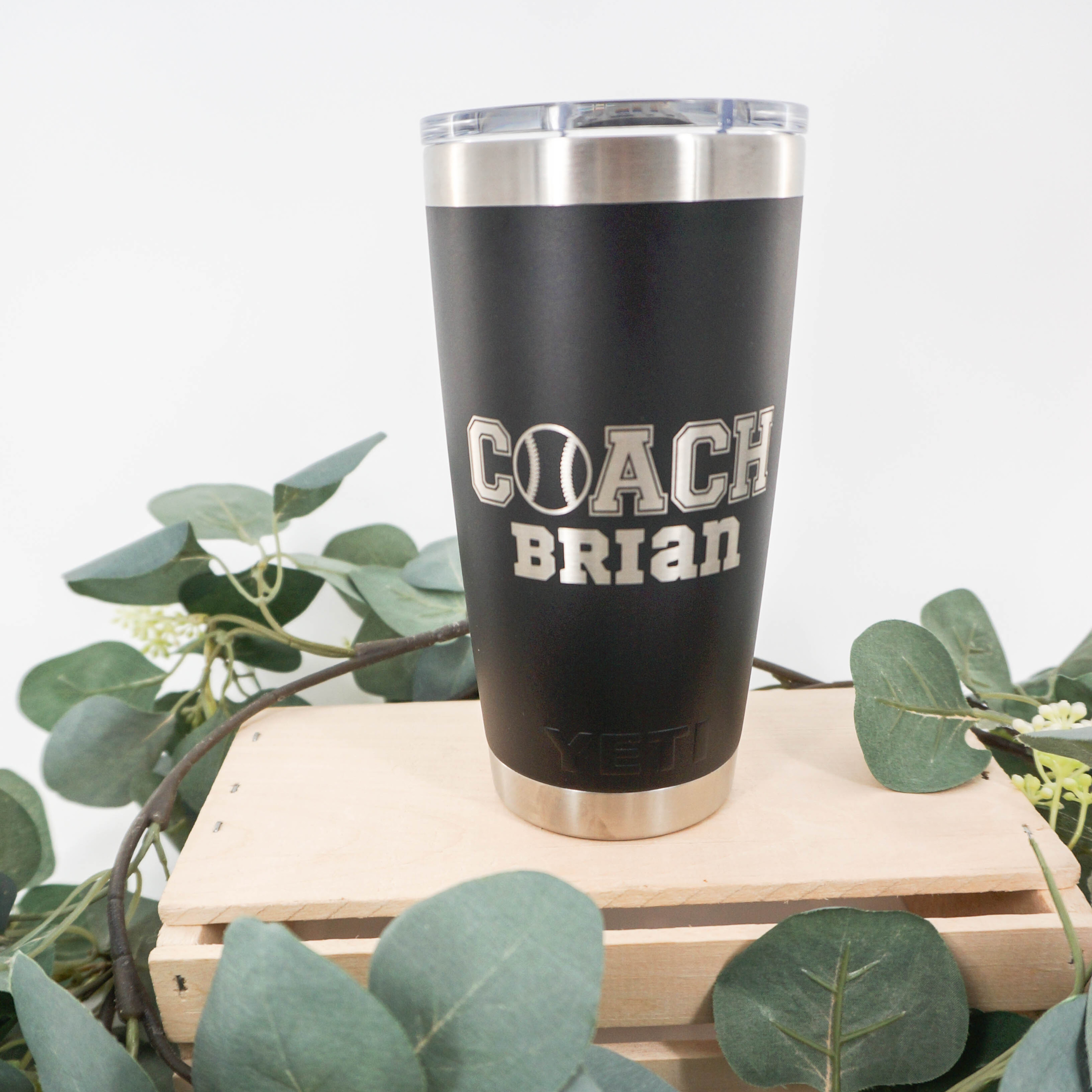 Personalized YETI 30 oz / 20 oz tumbler with Magslider Lid / Laser